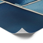 Mosaic reminiscent of traditional Moroccan styles, Poster (Ecke)