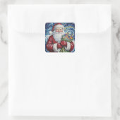 Mosaic Santa Claus Sticker Artistic (Tasche)