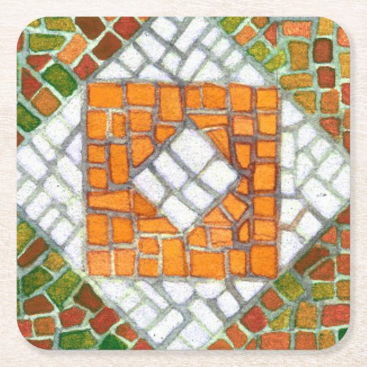 MOSAIC Square Paper Untersetzer (Vorderseite)