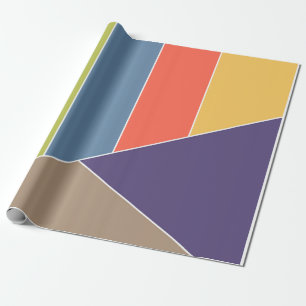 MOSAIC Streifen Dreiecke Farbe I + Ihre Ideen Geschenkpapier
