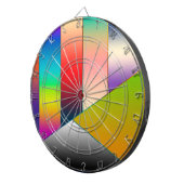 MOSAIC Streifen Dreiecke Farbe II + Ihre Ideen Dartscheibe (Vorderseite rechts)