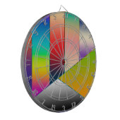 MOSAIC Streifen Dreiecke Farbe II + Ihre Ideen Dartscheibe (Vorderseite Links)