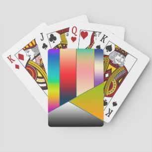 MOSAIC Streifen Dreiecke Farbe II + Ihre Ideen Spielkarten
