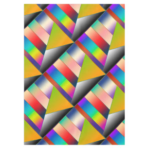 MOSAIC Streifen Dreiecke Farbe II + Ihre Ideen Tischdecke