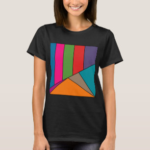 MOSAIC Streifen Dreiecke Farbe III + Ihre Ideen T-Shirt