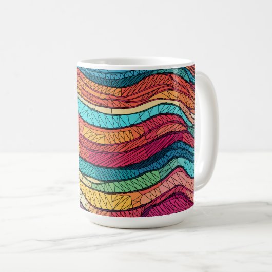 Mosaic Tide Kaffeetasse (VorderseiteRechts)