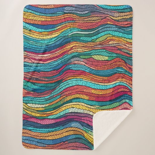 Mosaic Tide Sherpadecke (Vorderseite)