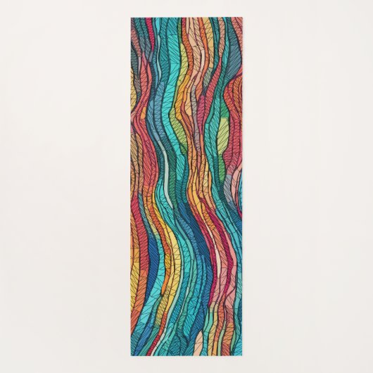 Mosaic Tide Yogamatte (Rückseite)