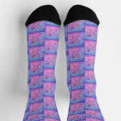 Mosaic Valentine Hearts Socken (Oben)