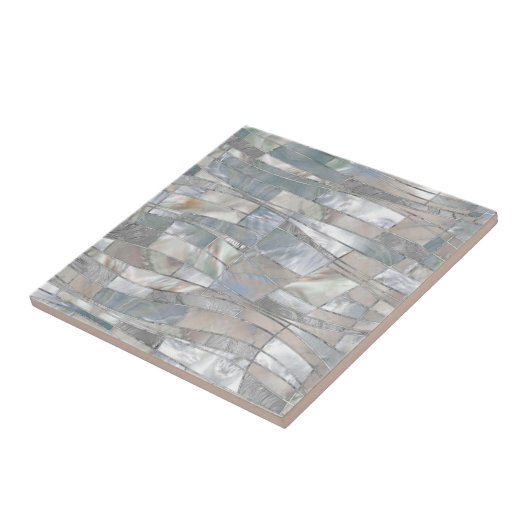 Mosaic Waves Art - Just Pearl Fliese (Seite)