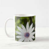 Mosaic White Daisy Bush Blume Kaffeetasse (Links)