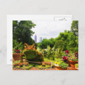 Mosaiculture Frog Postkarte (Vorne/Hinten)