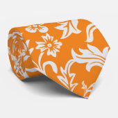 Mosaik ％ 00 2 0ً Orangen Blätter, Blumenmuster Krawatte (Gerollt)
