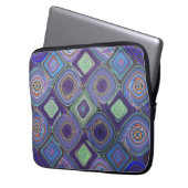 Mosaik 2 Fraktal Abstrakt Art Laptopschutzhülle (Vorderseite Links)