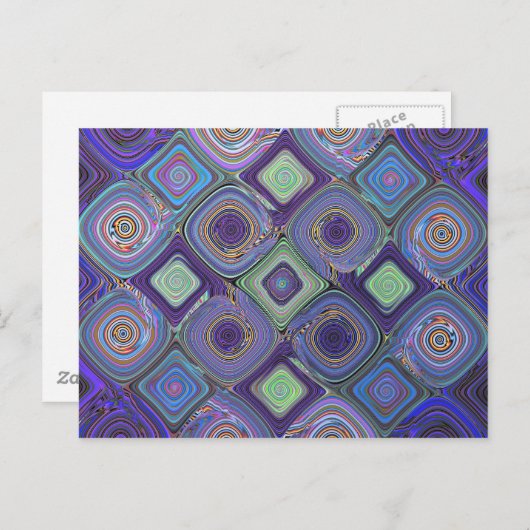 Mosaik 2 postkarte (Vorne/Hinten)