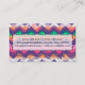Mosaik Abstrakt Art #15 Visitenkarte (Rückseite)
