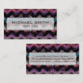 Mosaik Abstrakt Art #19 Visitenkarte (Vorne/Hinten)