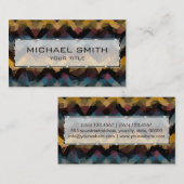 Mosaik Abstrakt Art #20 Visitenkarte (Vorne/Hinten)