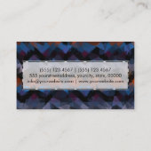 Mosaik Abstrakt Art #21 Visitenkarte (Rückseite)