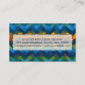 Mosaik Abstrakt Art #25 Visitenkarte (Rückseite)