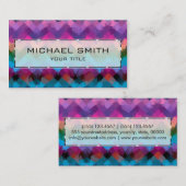 Mosaik Abstrakt Art #2 Visitenkarte (Vorne/Hinten)