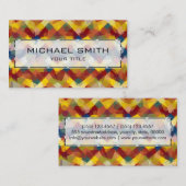 Mosaik Abstrakt Art #7 Visitenkarte (Vorne/Hinten)