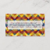 Mosaik Abstrakt Art #7 Visitenkarte (Rückseite)