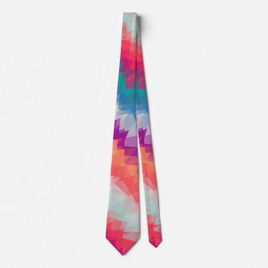 Mosaik Abstrakt Art #99 Krawatte (Vorderseite)