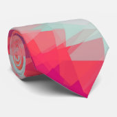 Mosaik Abstrakt Art #99 Krawatte (Gerollt)
