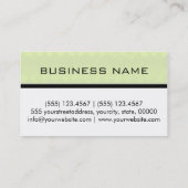 Mosaik Abstrakt Art Custom Monogram #37 Visitenkarte (Rückseite)