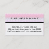 Mosaik Abstrakt Art Custom Monogram #58 Visitenkarte (Rückseite)