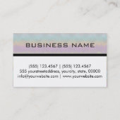 Mosaik Abstrakt Art Custom Monogram #74 Visitenkarte (Rückseite)