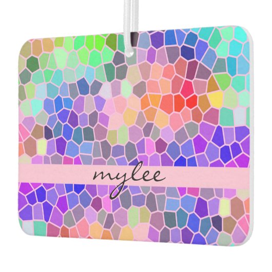 Mosaik Abstrakt Autolufterfrischer (Links)