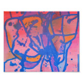 Mosaik-abstrakt Fotodruck (Vorne)