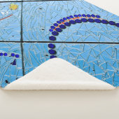 Mosaik abstrakt Geometric Mirror Sherpadecke (3/4)