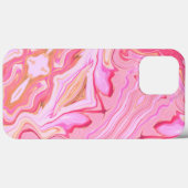 Mosaik Abstrakt rosa Hübsche, individuelle Trendy Case-Mate iPhone Hülle (Rückseite (Horizontal))