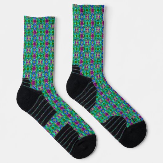 Mosaik Abstrakt Socken (Rechts)