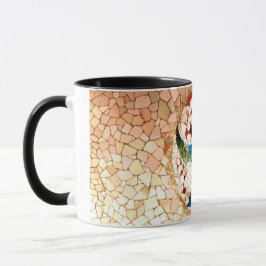 Mosaik Abstrakte nicht figurative Stones Tile Gaud Tasse