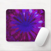 Mosaik-Abstrakte Tile in Blues und Purples Mousepad (Mit Mouse)