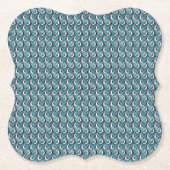 Mosaik-Abstraktes Geometrisches Musterdesign 1321 Untersetzer (Vorderseite)
