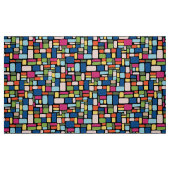 Mosaik Abstraktes Muster 050721 v3 Stoff (Fat Quarter (45,7 x 55,9 cm))