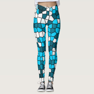 Mosaik-Abstraktes Muster Leggings