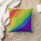 Mosaik-Abstraktes Regenbogendesign - Kissen (Decke)