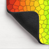 Mosaik-Abstraktes Regenbogendesign Mousepad (Ecke)