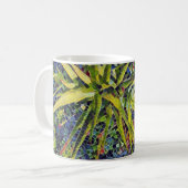 Mosaik-Aloe-Kaffee/Tee-Tasse Kaffeetasse (Vorderseite Links)