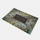 Mosaik (anpassbar) fußmatte (Schrägansicht)