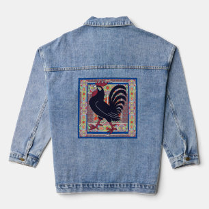 Mosaik Art Chicken Jeansjacke