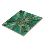 Mosaik Art - Dreamy Malachite Fliese (Seite)