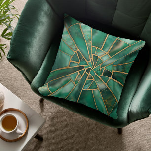 Mosaik Art - Dreamy Malachite Kissen