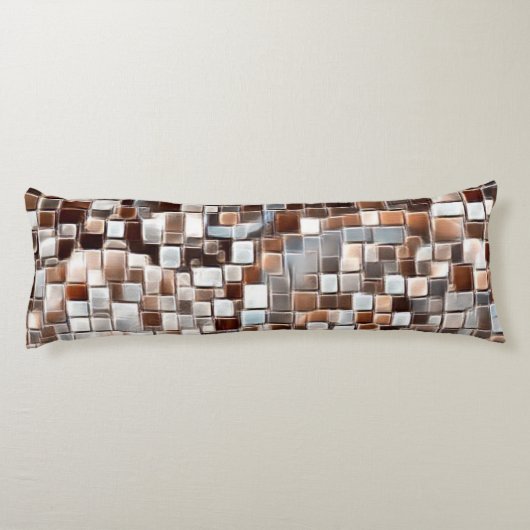 Mosaik Art / Monogramm / Seitenschläferkissen (Rückseite)